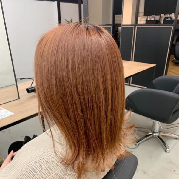 【eha Miku】シンプル外へねミディアム/オレンジ|YUCCA eha 豊中