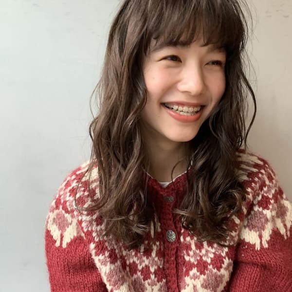 【eL 横浜】ミディアムパーマ×柔らかベージュ|eL 横浜