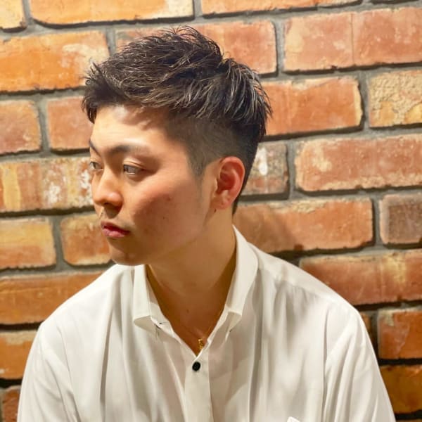 爽やかアップバング