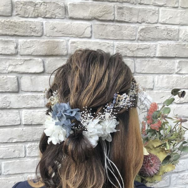 アレンジヘア/卒業式 /ハーフアップスタイル