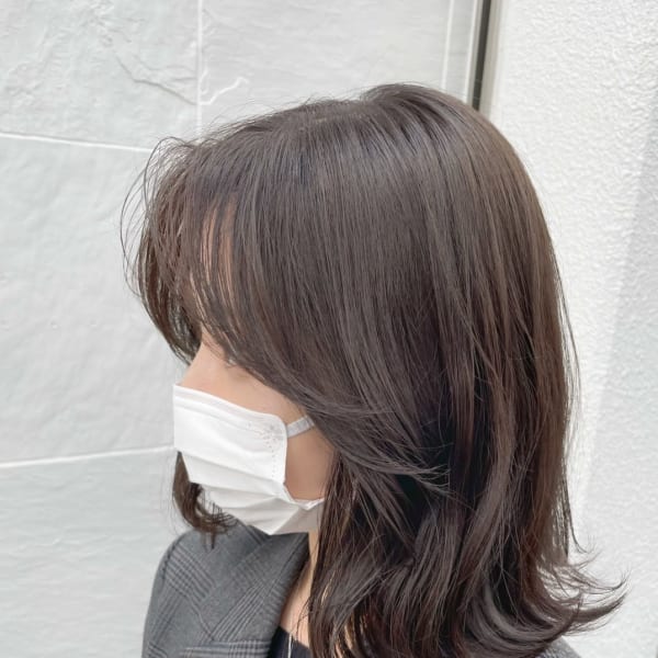 韓国スタイル×アッシュグレー|アッシュ ブランシェ