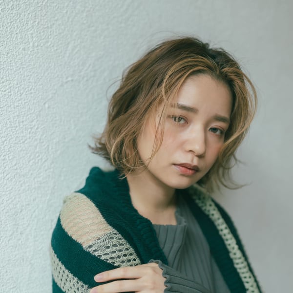 【emu井上信洋】ハイライト×パーマで抜け感ボブ【エミュ】