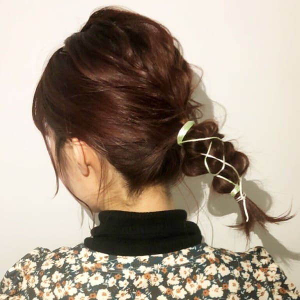人気のオシャレ紐アレンジ♪