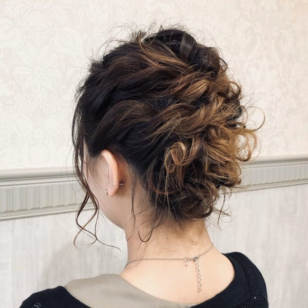 ふんわりアップスタイル☆