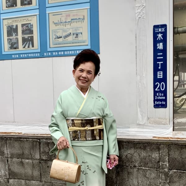 訪問着着付け&ヘアセット