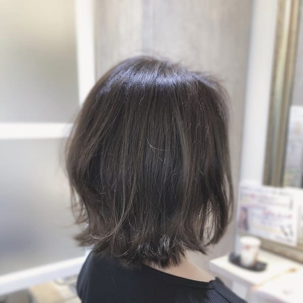 【くびれミディ】【グレージュ】【ハイライト】