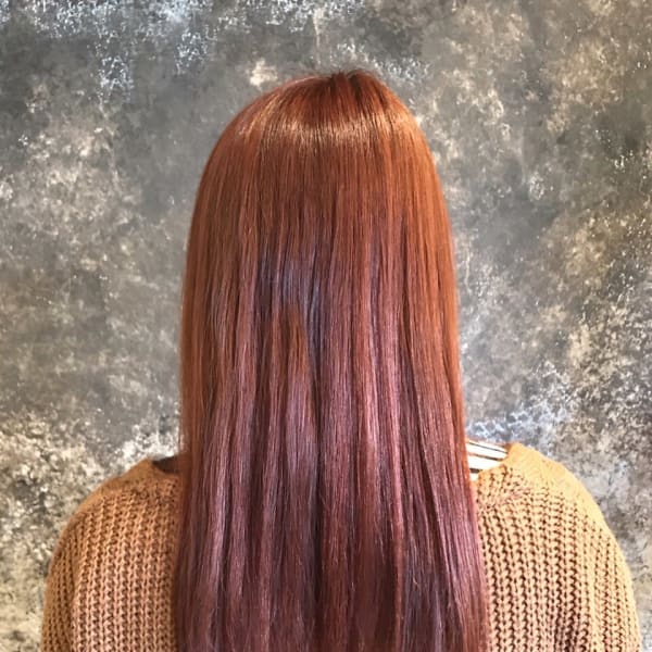 ブリーチなし☆オレンジベージュ