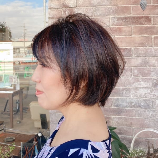 大人ショートボブ