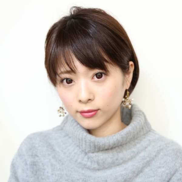 耳掛けアレンジショート