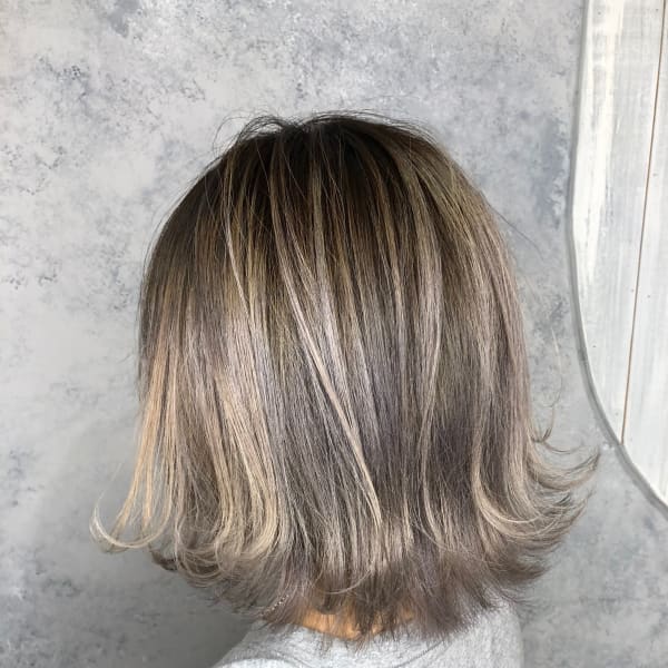 大人気コントラストバレイヤージュ