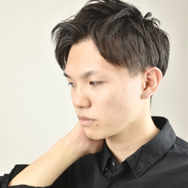 2ブロ×アップバング　大人ビジネススタイル