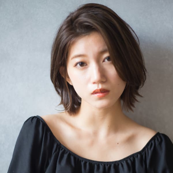 大人ダークトーンボブ|Love&Hair Flow