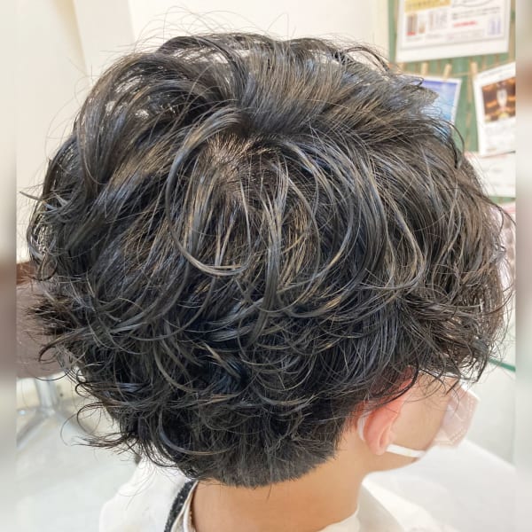 メンズカット×パーマ|リラ ジュネス