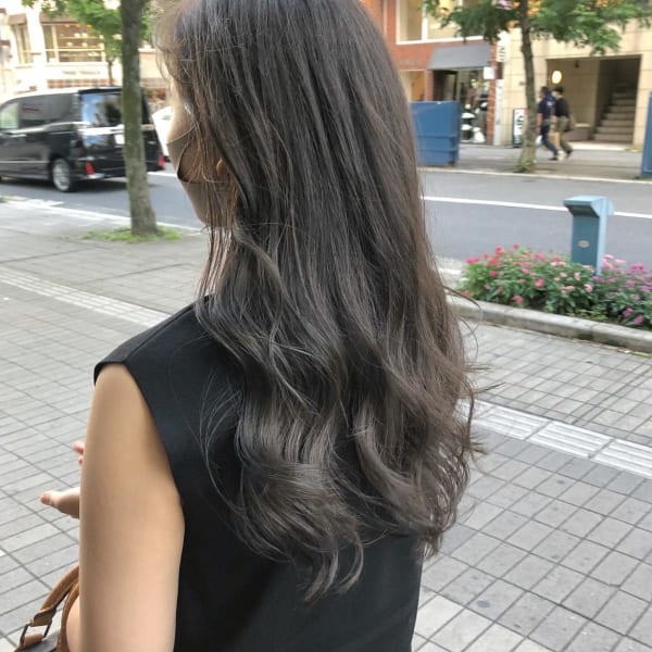 くすみロングヘア
