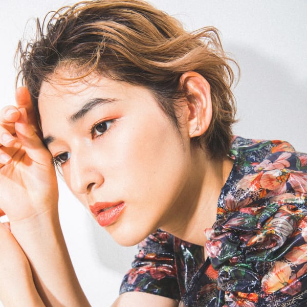 【emu井上信洋】オールバック風ハイトーンショート【エミュ】