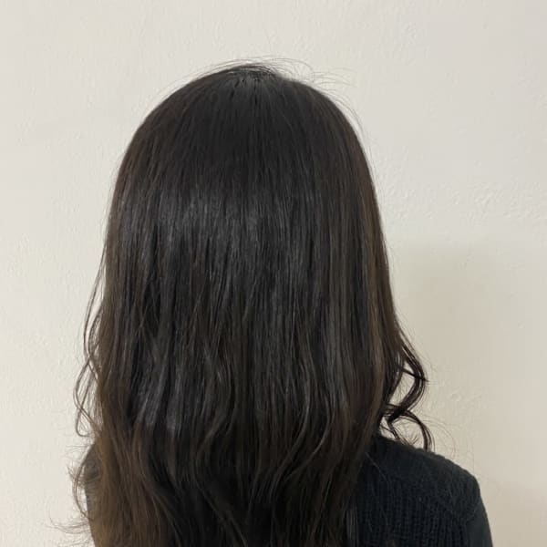 レイヤーカット/グレージュカラー