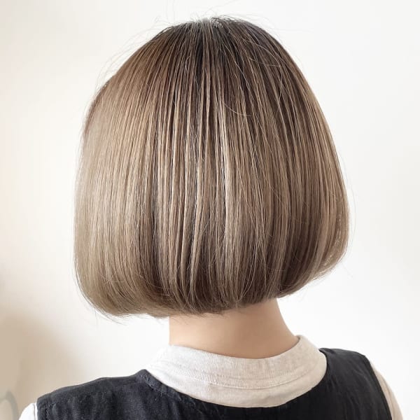 スタイリング簡単♪大人ミニボブ♪|FRAMES hair design