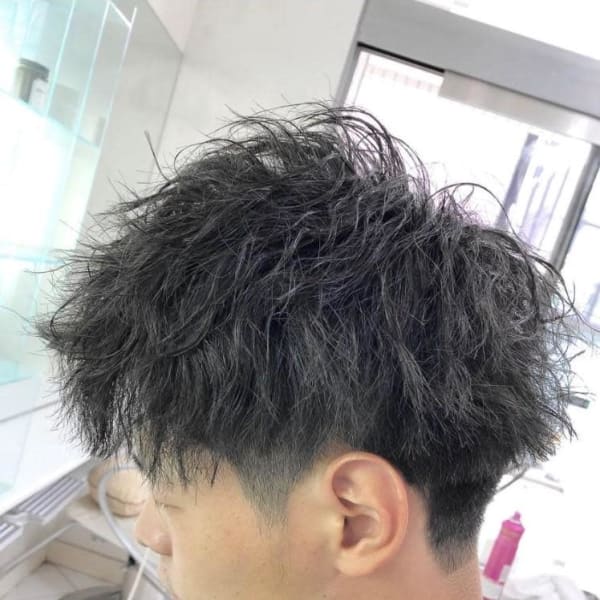 ツーブロックパーマ 刈り上げ メンズパーマ
