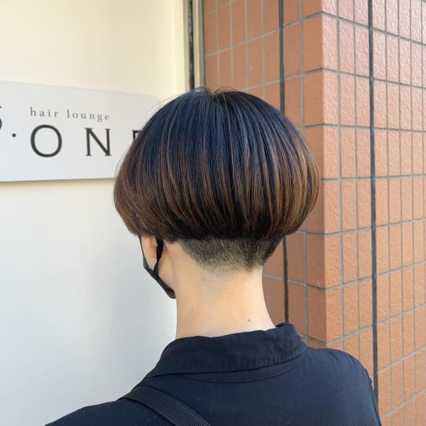 【&ONE 自由が丘】刈り上げマッシュ
