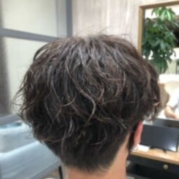 【Regarita】メンズスパイラルパーマ