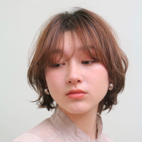 ニュアンスカール◎こなれレイヤーボブ