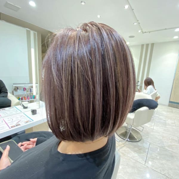 白髪ぼかしカラー×髪質改善カラー|KENJE annetta