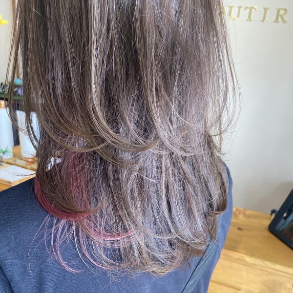 耳上インナー×レイヤースタイル|ABOUTIR