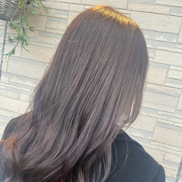 透明感グレージュ