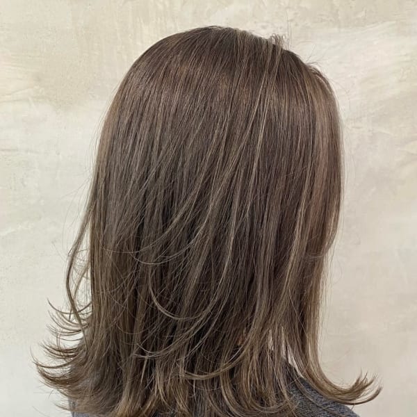 【まとまりやすい艶髪】イルミナカラー+N.ケラ熱Tr+カット