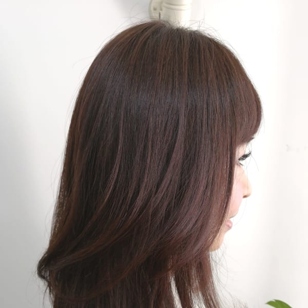 大人かわいいふんわりウルフミディアムレイヤー|MON STYLE