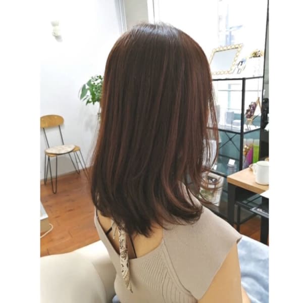 大人かわいいミディアムヘア☆|MON STYLE