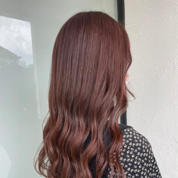 【eha Sena】透明感 秋こなれヘア暖色系カラー|YUCCA eha 豊中