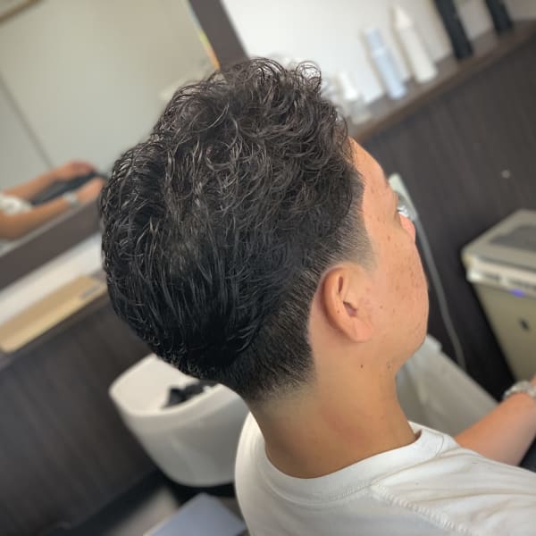 外国人風バックスタイル