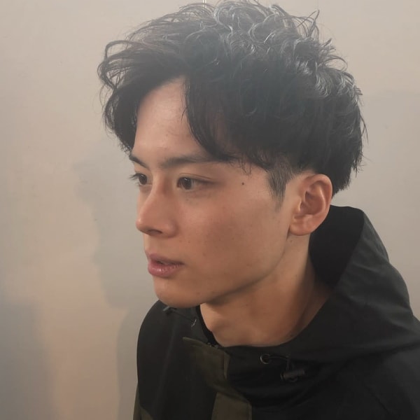 ゆるふわツーブロックパーマ【ヒロ銀座】