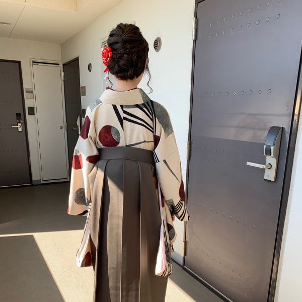 袴着付け　ヘアセット