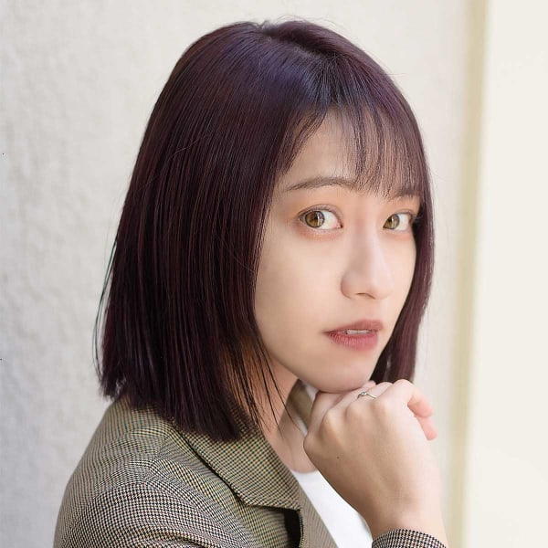 艶感と透明感のあるラベンダーブラウン