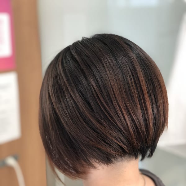 【L by first】髪質改善「輝髪,キラガミ」×ショート