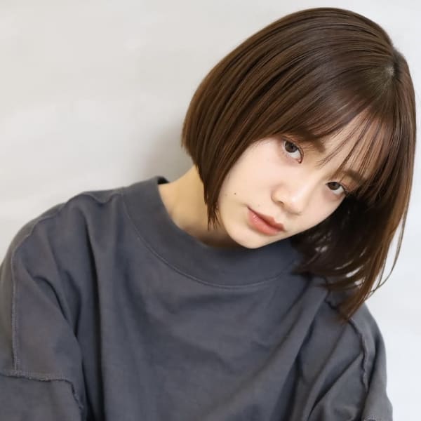 【tetote江坂】ナチュラルショートボブ