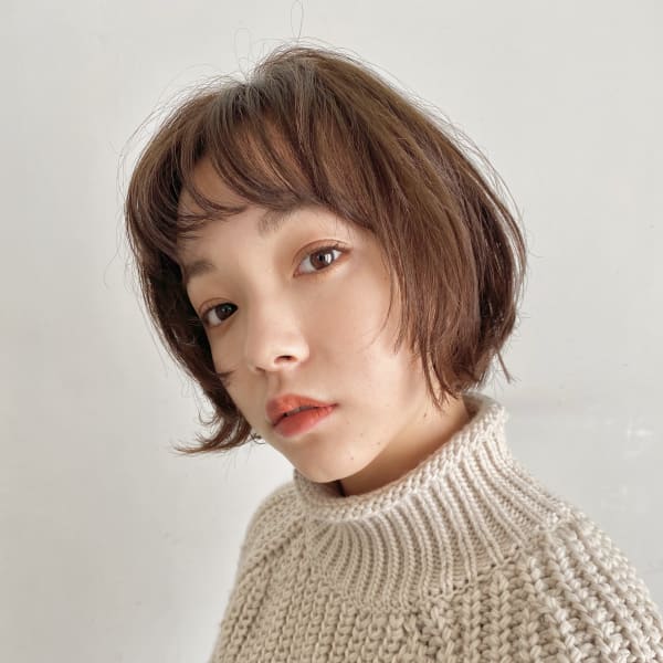 大人ショートボブ|Liike