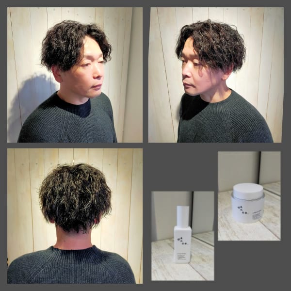 ツイストピンパーマ