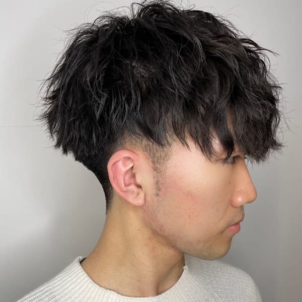 Vマッシュのウェーブツイスパ