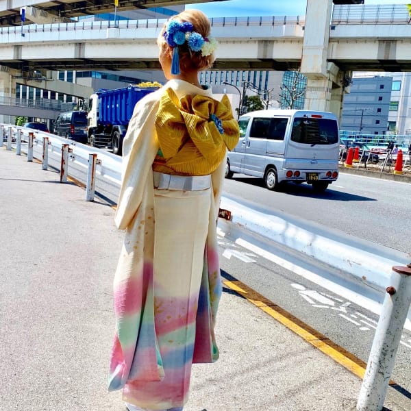 振袖着付けヘアセット　　