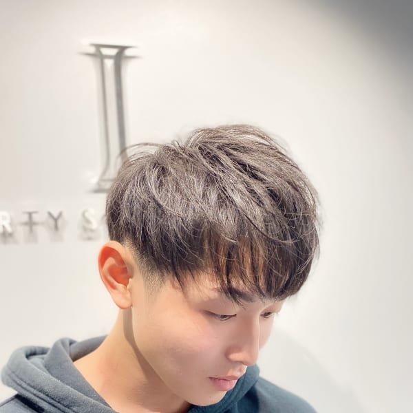 【地毛風】縮毛矯正 刈り上げショートマッシュ