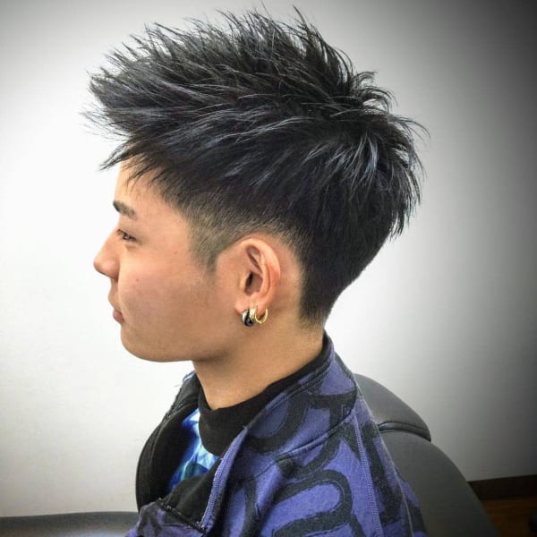 ツーブロックショート