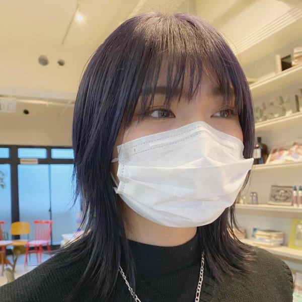 【CHESTER】シースルー前髪 ネオウルフ ウルフヘア