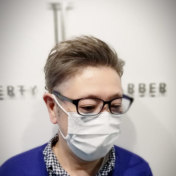 【ダンディメンズ】サイドパートツーブロックスタイル