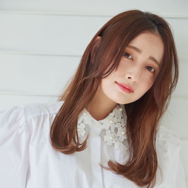 大人かわいいAラインロングヘア