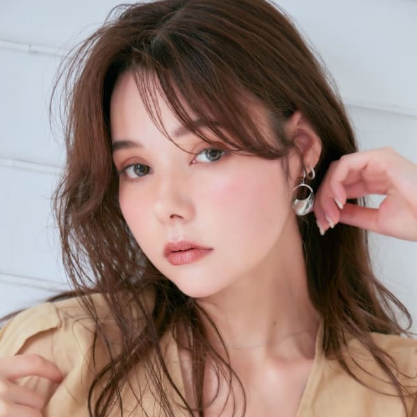 大人前髪 ×  ラフウェーブ