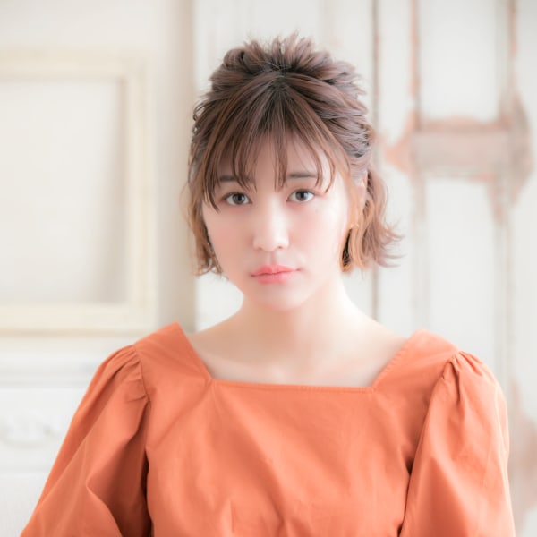 おめかしハーフアップ