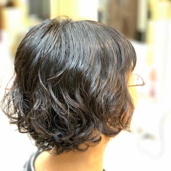 無造作/デジパ/40代50代60代/小顔/ブラウン/グラデ